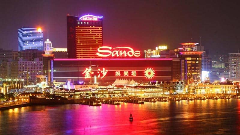 Sands Macau sòng bạc kiểu Las Vegas tìm thấy ở Macau