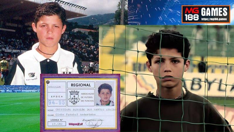 Cristiano Ronaldo từ nhỏ đã bộc lộ khả năng đá bóng xuất sắc